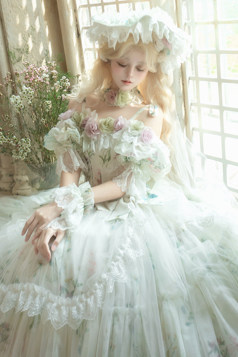 [pre-order] Flower Fairy Bridal Lolita Dress