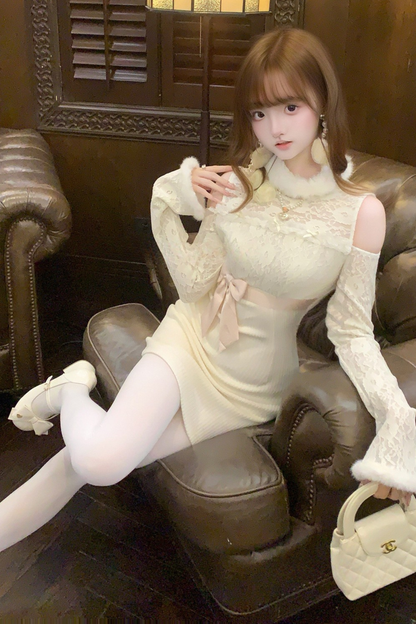 Lace Tight Dress