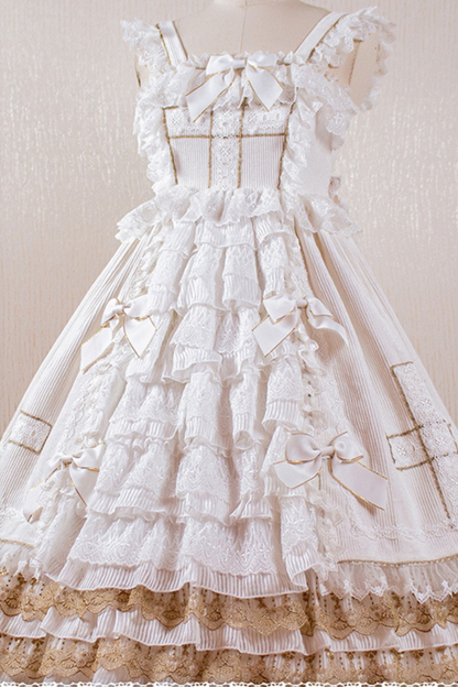 Gothic Doll Lace Jumperskirt + Baby Cap + Hairband + Shawl