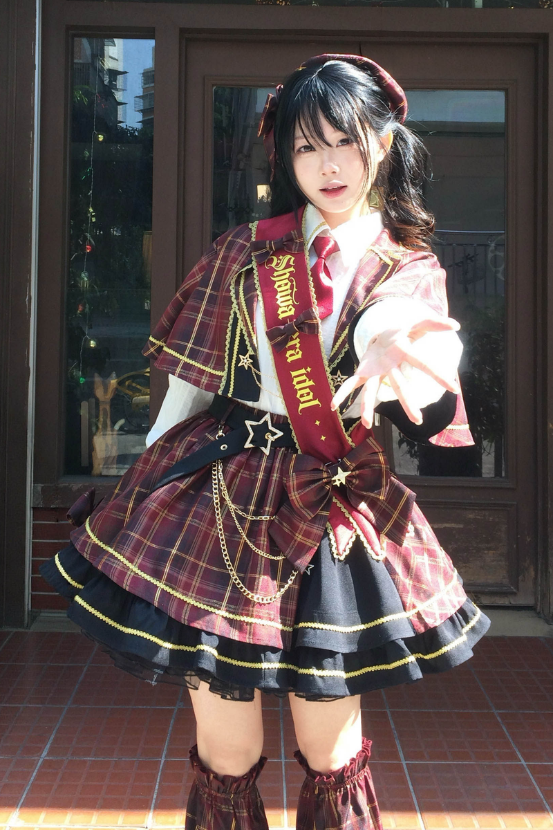 Retro Plaid Idol Lolita Set