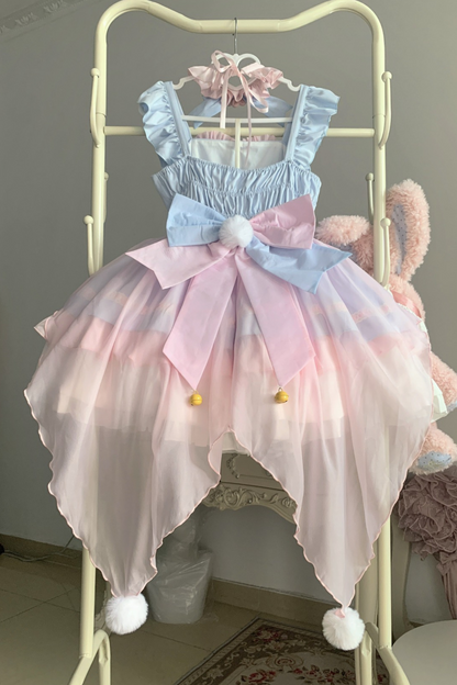 [pre-order] Sweet Heart Rabbit Pastel Lolita Dress
