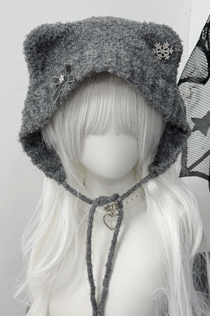 Cat Ear Knit Hat