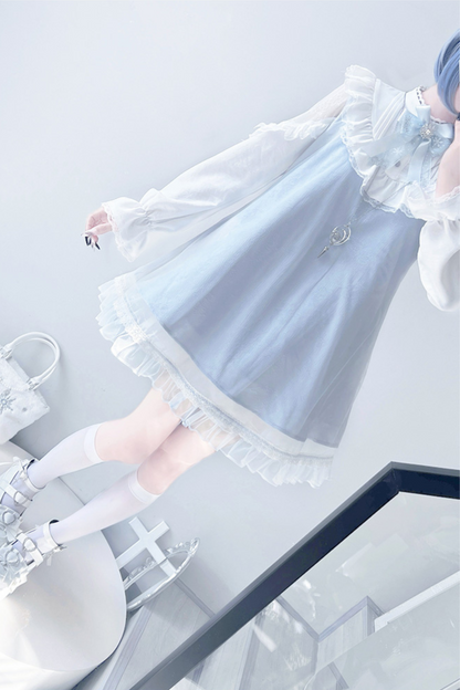 [angel Style] Ribbon Sweet Water Dress