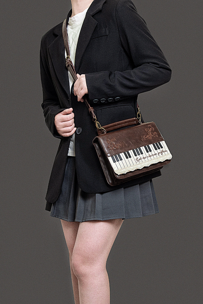Literary Piano Shoulder Bag