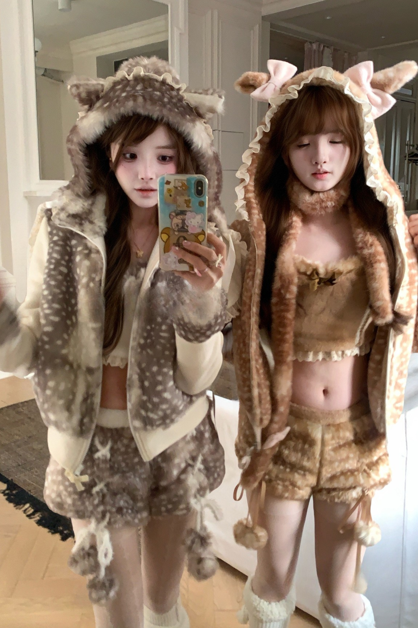 Bambi Cloak + Camisole + Pants