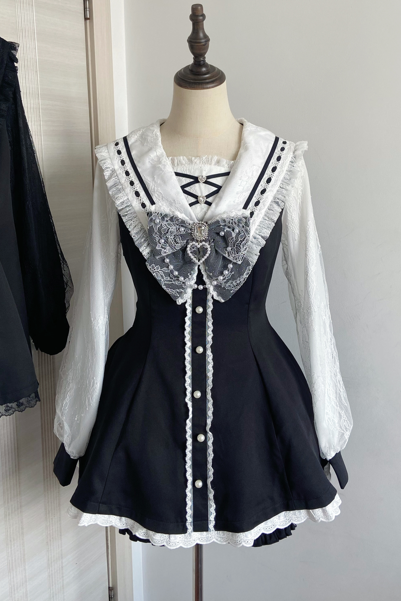 Jirai Sweetheart Peplum Top + Shorts