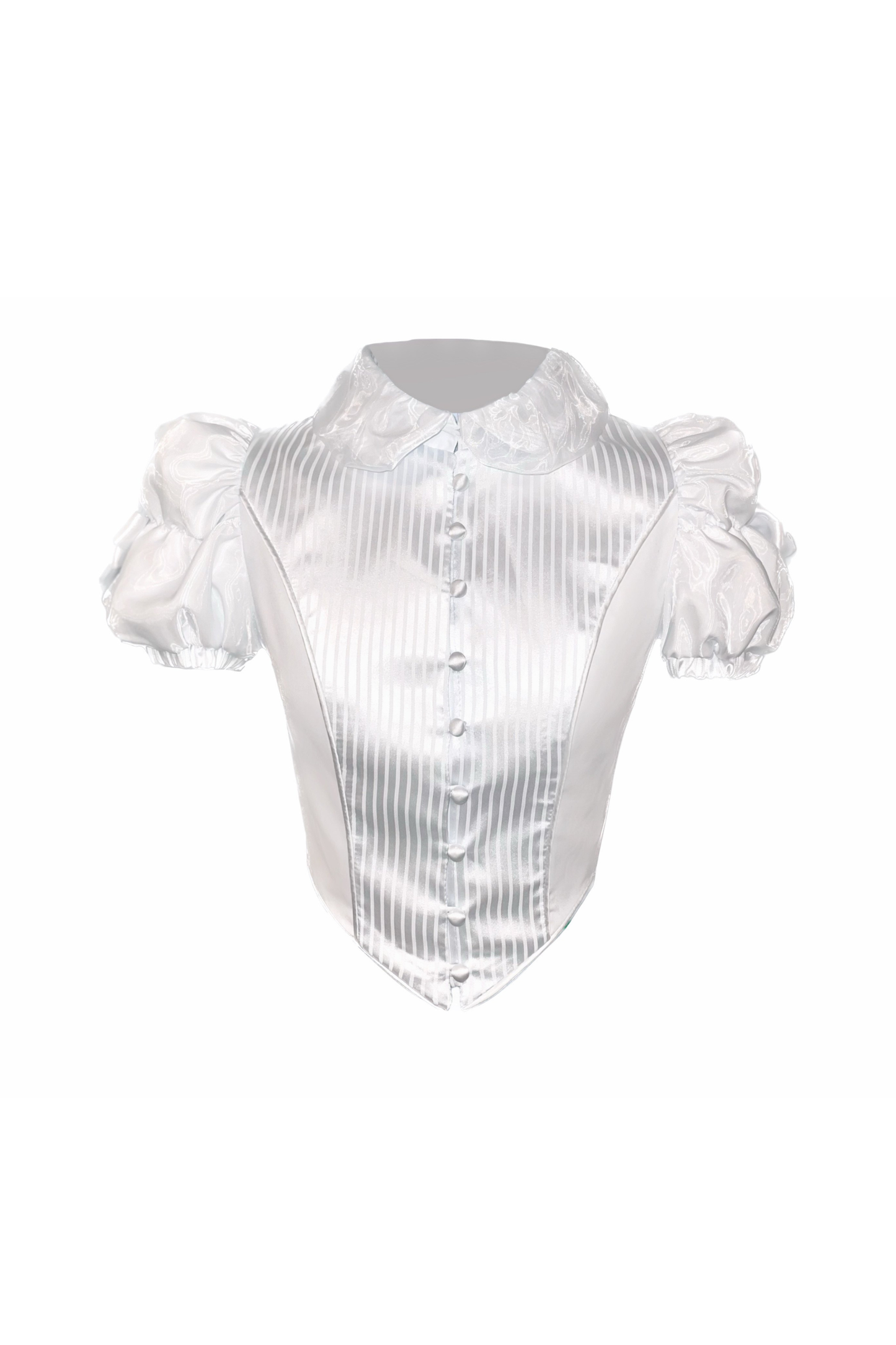 Spider Web French Blouse + Long Skirt