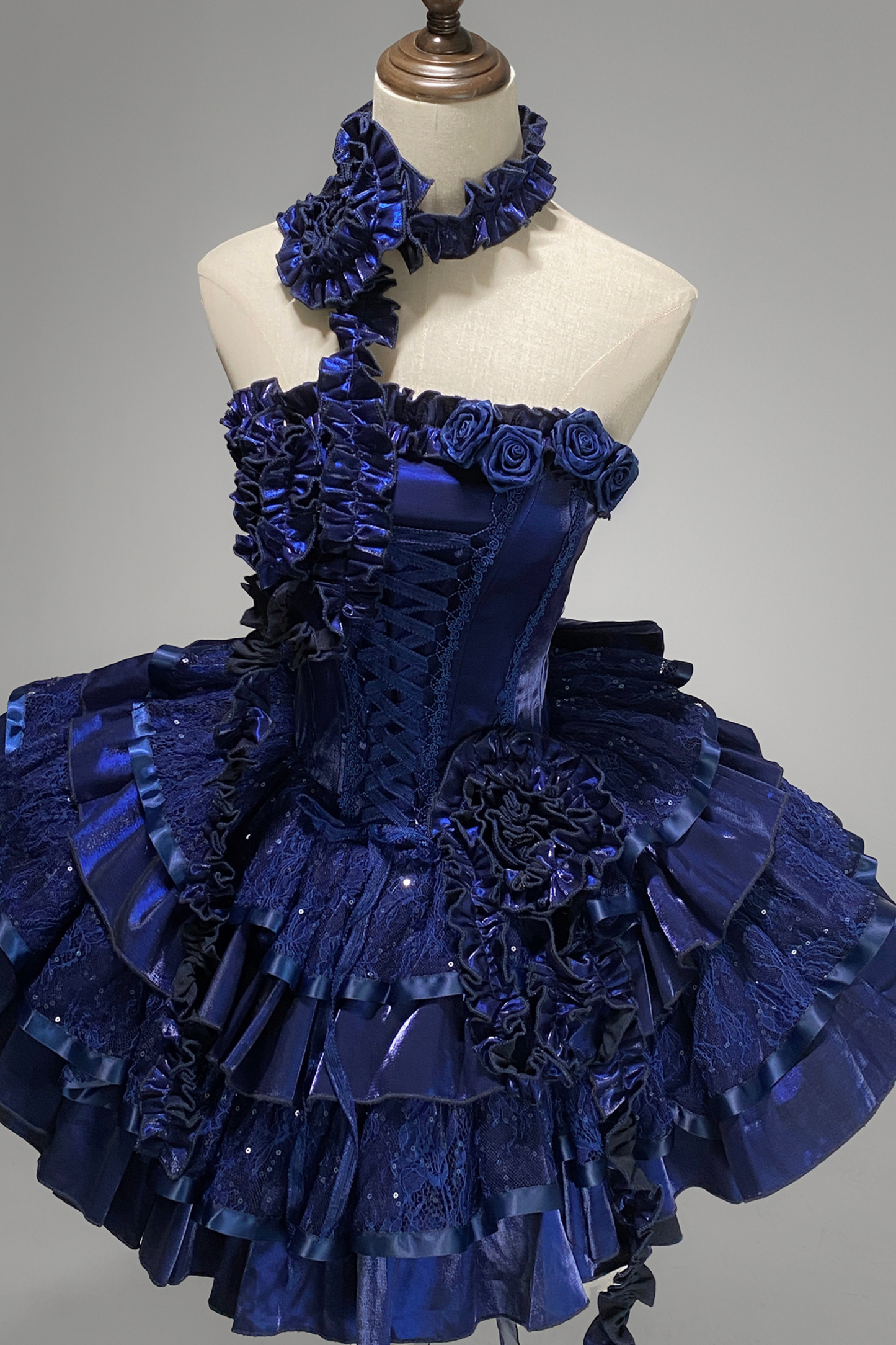 [pre-order] Silent Dark Gothic Fishbone Dress