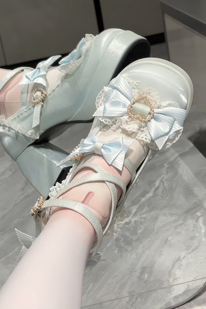 Ribbon Lolita Heels