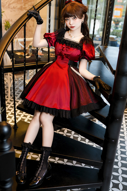 Mystery Girly Ribbon Dress + Accessories