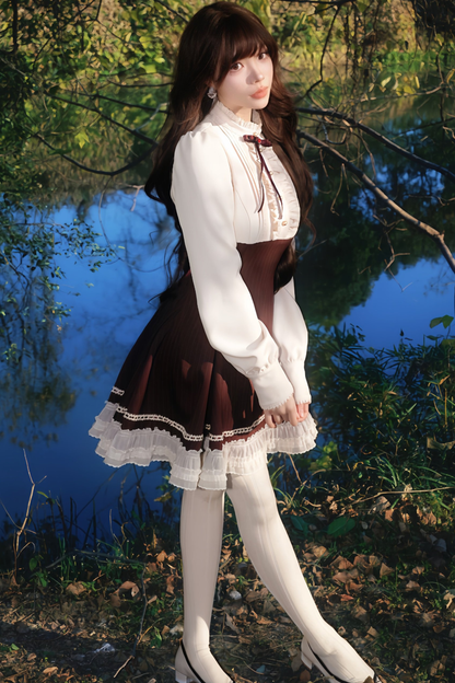 French Retro Girly Dress