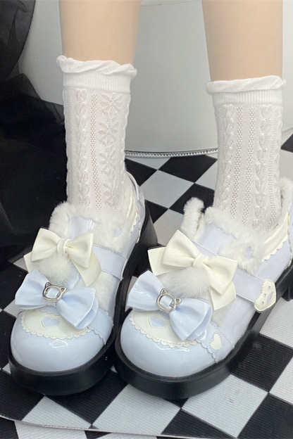 Double Ribbon Sweet Girly Shoes