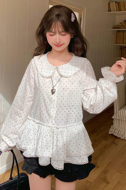 Pure Polka Dot Blouse