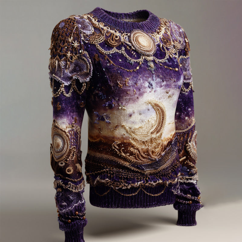 Classic Vintage Sweater with a Flattering Fit