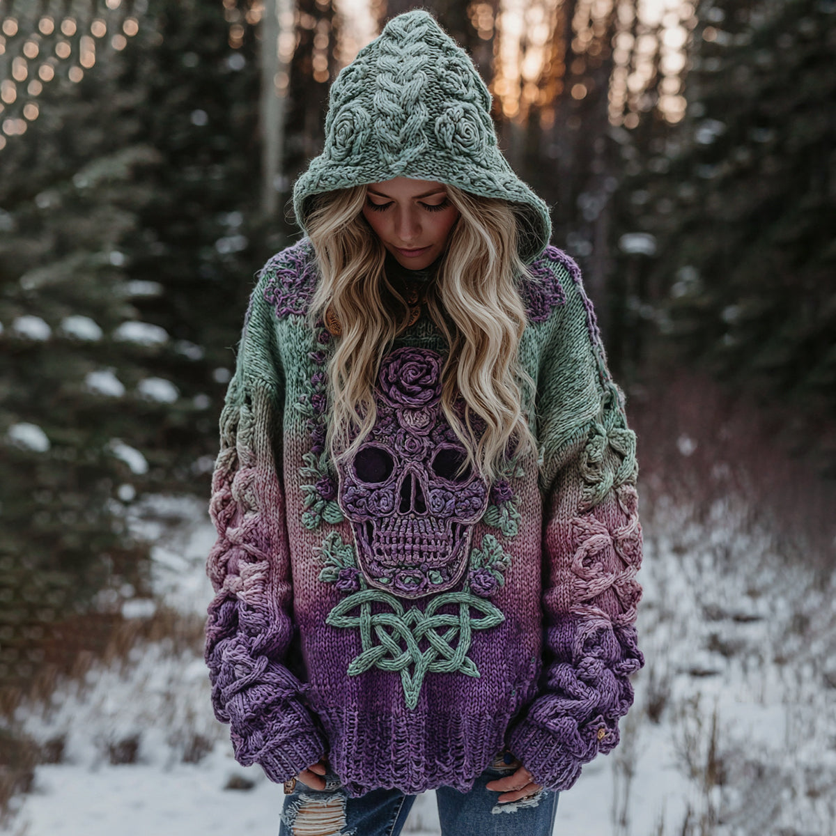Classic Vintage Sweater with a Flattering Fit