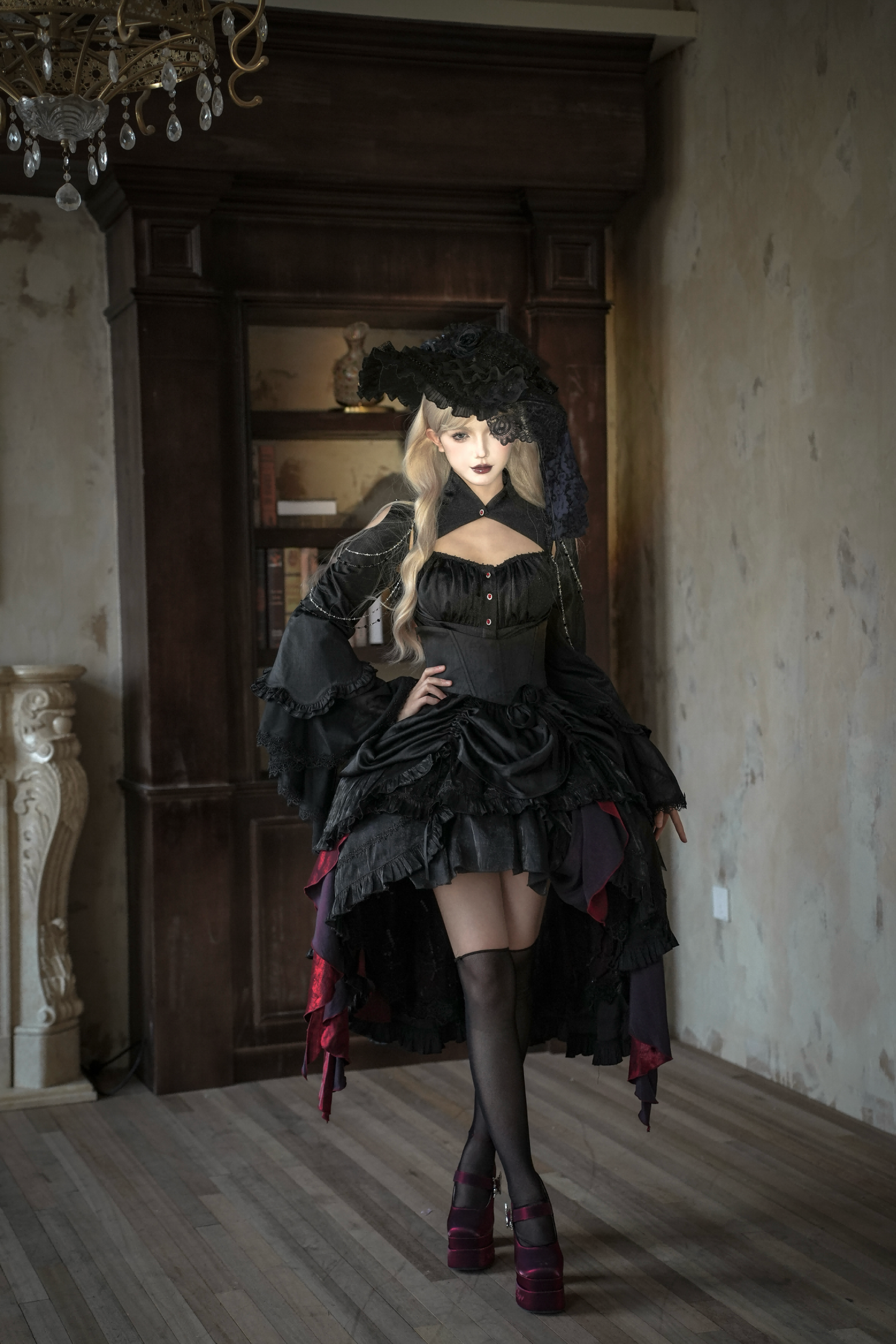 Dark Flower Gothic Lolita Set
