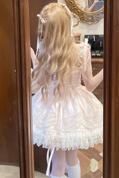 Sweet Jenny Lolita Jumper Skirt + Necklace + Hat + Headband