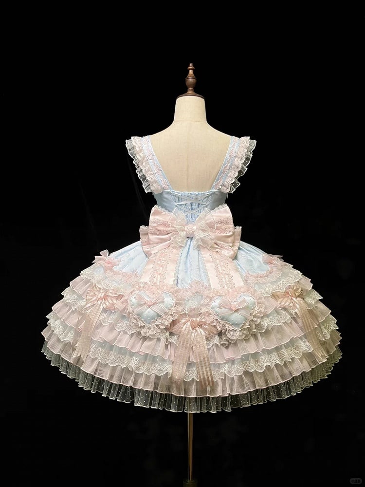 [pre-order Deadline: April 3] Pure Sweet Rose Fantasy Tiered Lolita Dress