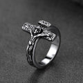 Christian Jesus Crucifix Cross Ring for