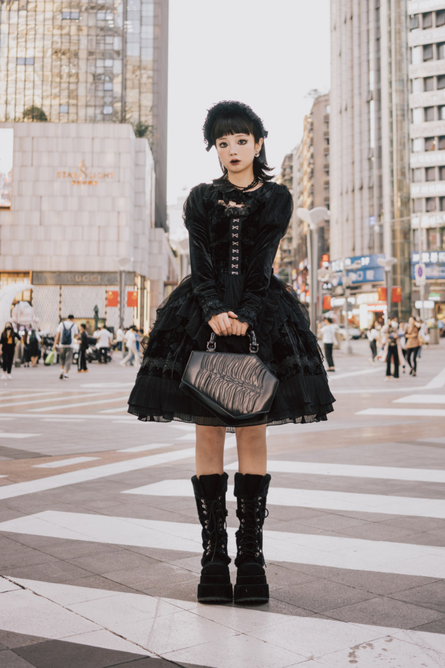 Gothic Doll Lolita Dress + Short Jacket