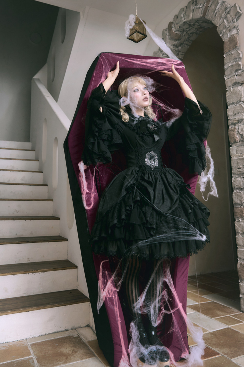 Moon River Gothic Skirt + Cape + Top + Bow