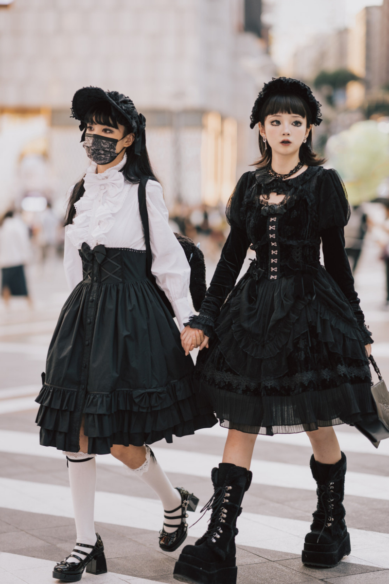 Gothic Doll Lolita Dress + Short Jacket