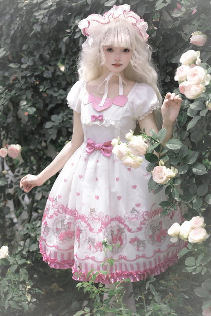 Sweet Girly Cat Jsk + Dress