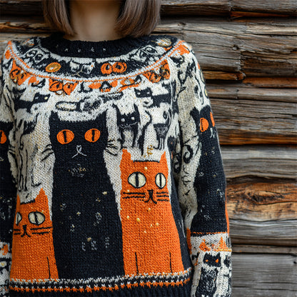 Subtly Elegant Sweater with a Refined Vintage Look