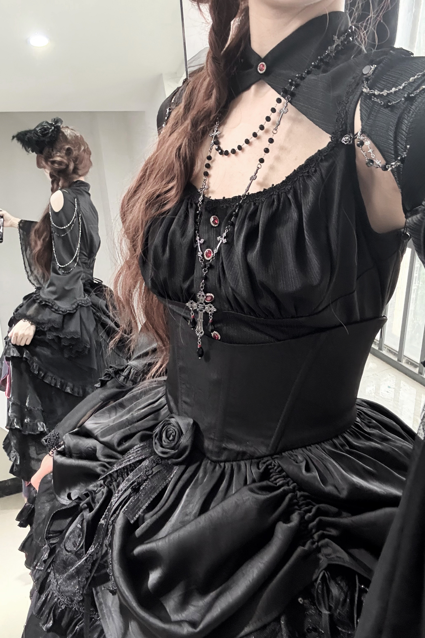 Dark Flower Gothic Lolita Set