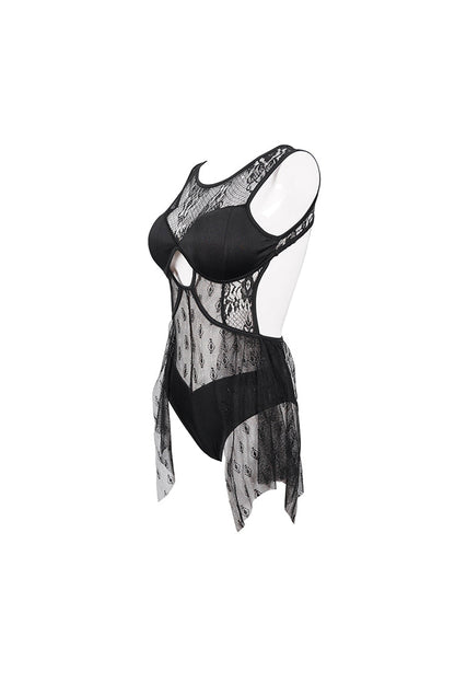 Subtly Elegant Swimsuit with a Refined Vintage Look