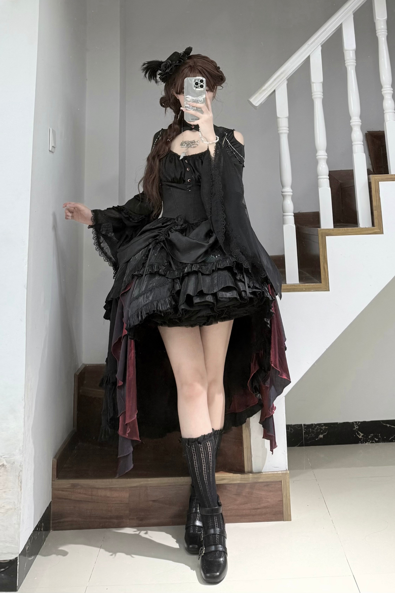 Dark Flower Gothic Lolita Set