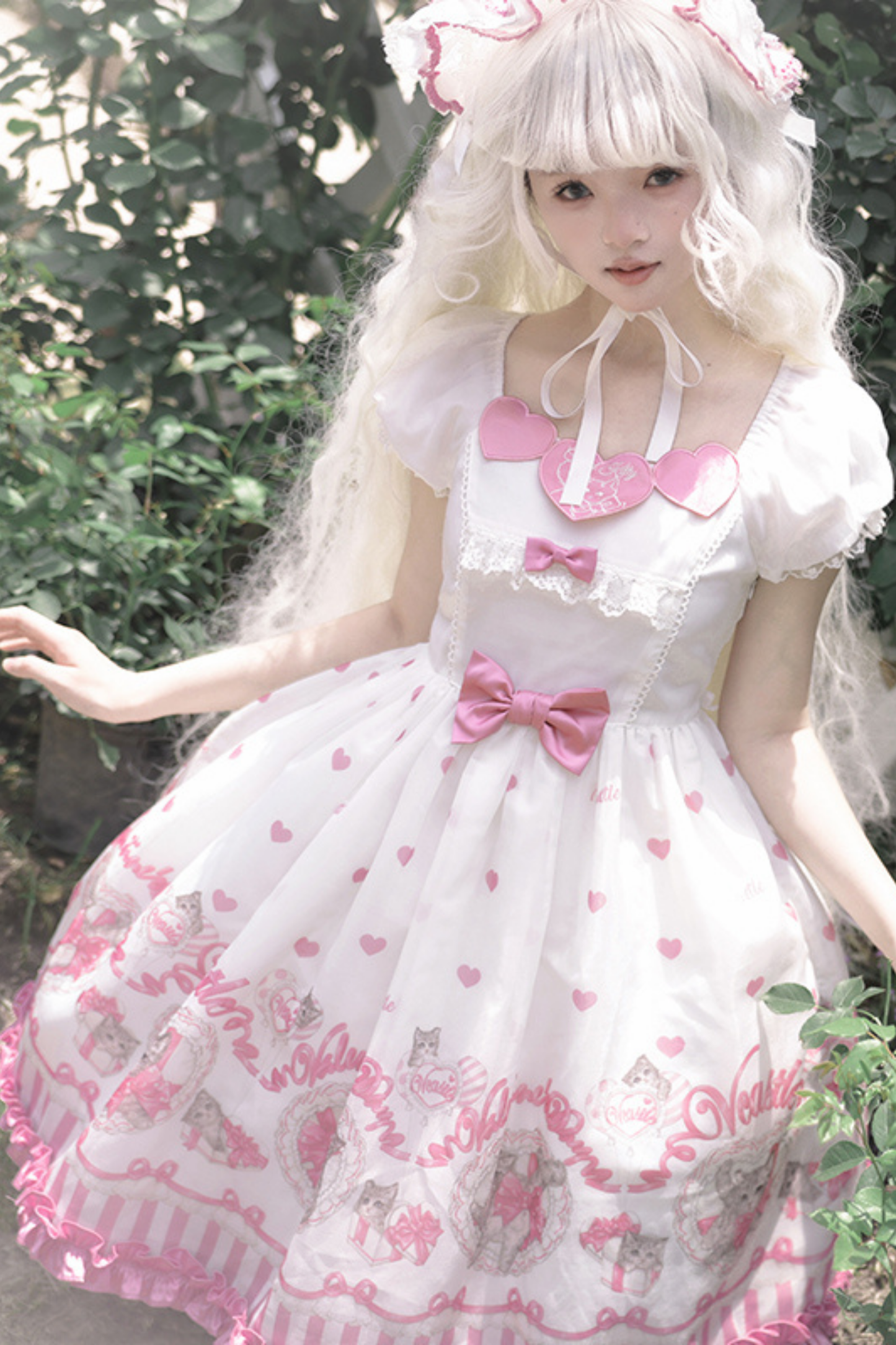 Sweet Girly Cat Jsk + Dress