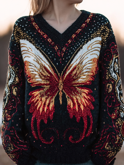 Casually Elegant Sweater with a Refined Edge