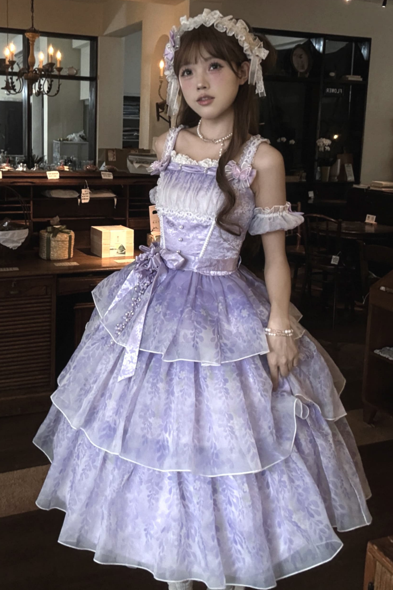[pre-order] Ballet Style Dress + Hat + Headband + Ribbon Tail
