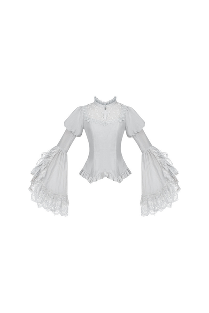 Gothic Lolita Skirt + Corset + Veil + Necklace + Waist Chain