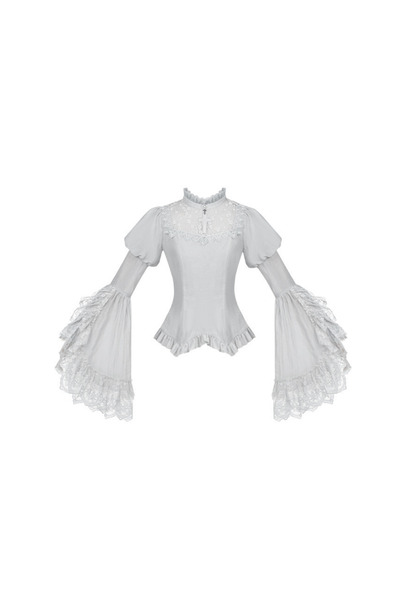 Gothic Lolita Skirt + Corset + Veil + Necklace + Waist Chain
