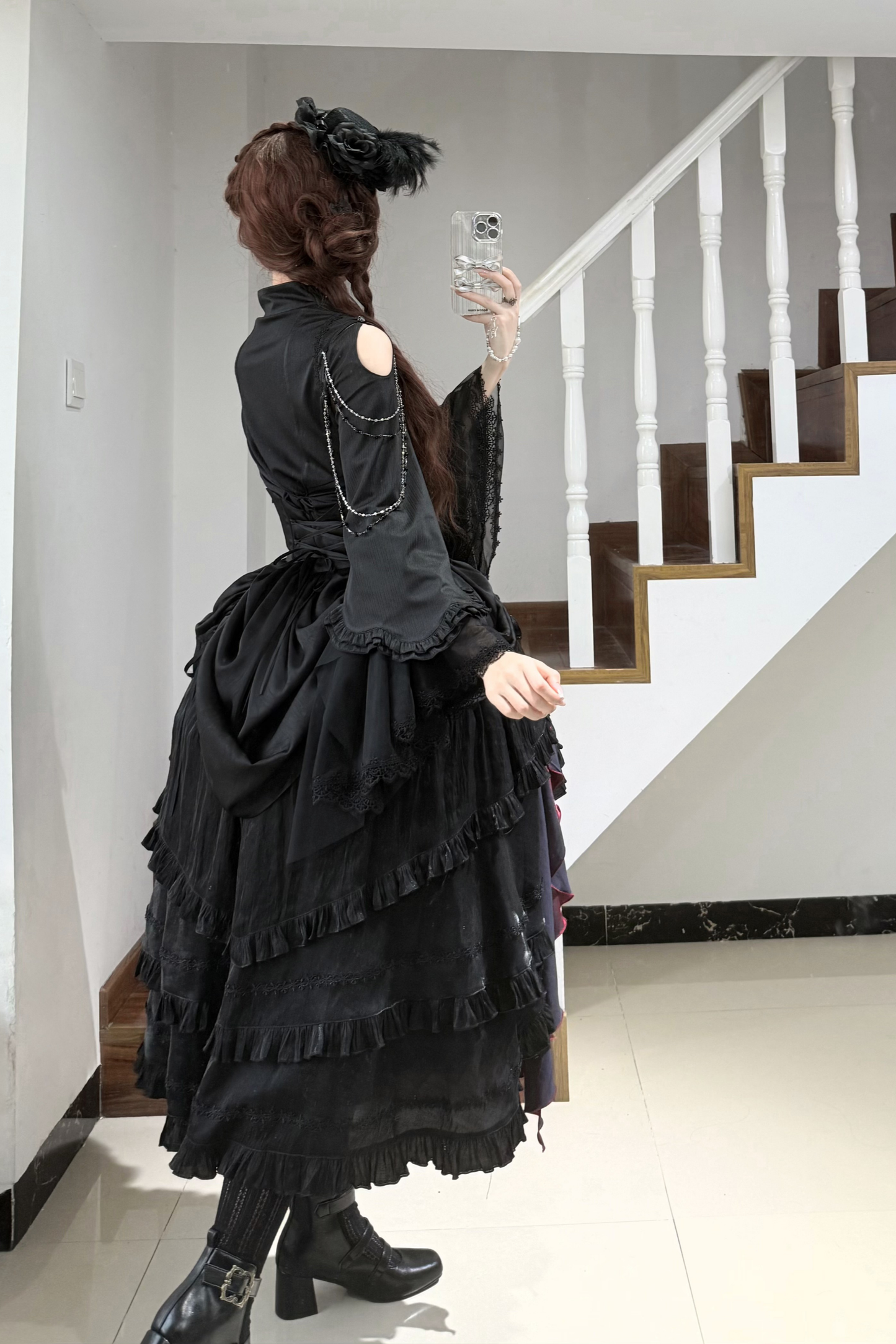 Dark Flower Gothic Lolita Set