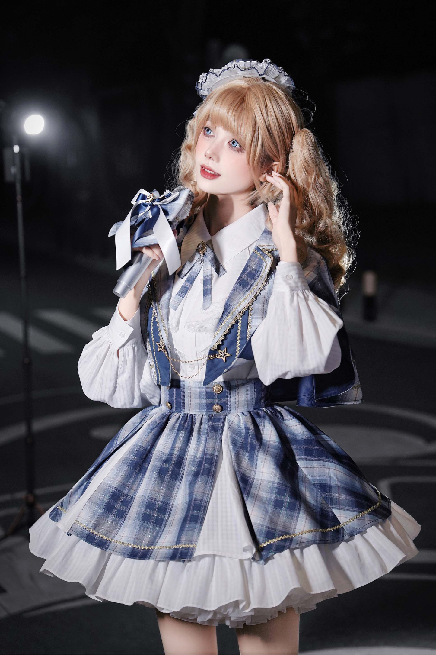 Starlight Idol Cosplay Cape + Shirt + Skirt + Leg Warmers
