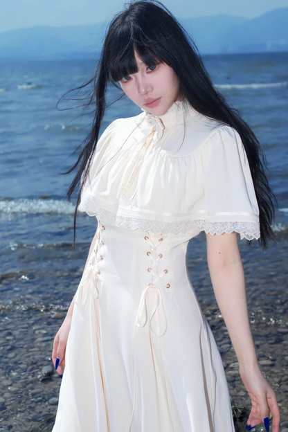 French Retro Lace Dress