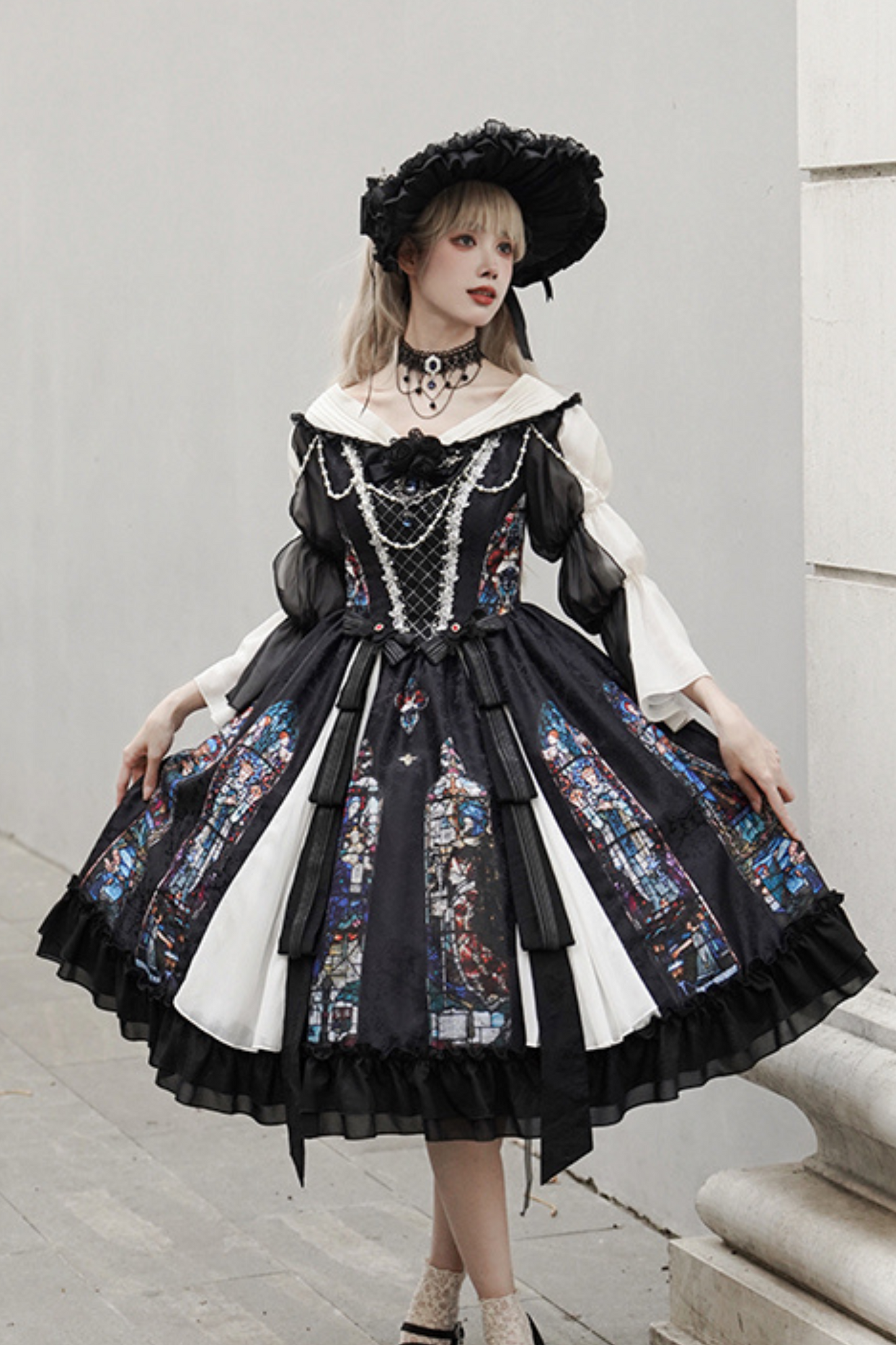 Classical Dark Gothic Lolita Dress