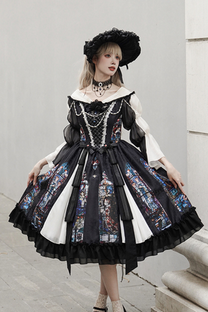 Classical Dark Gothic Lolita Dress