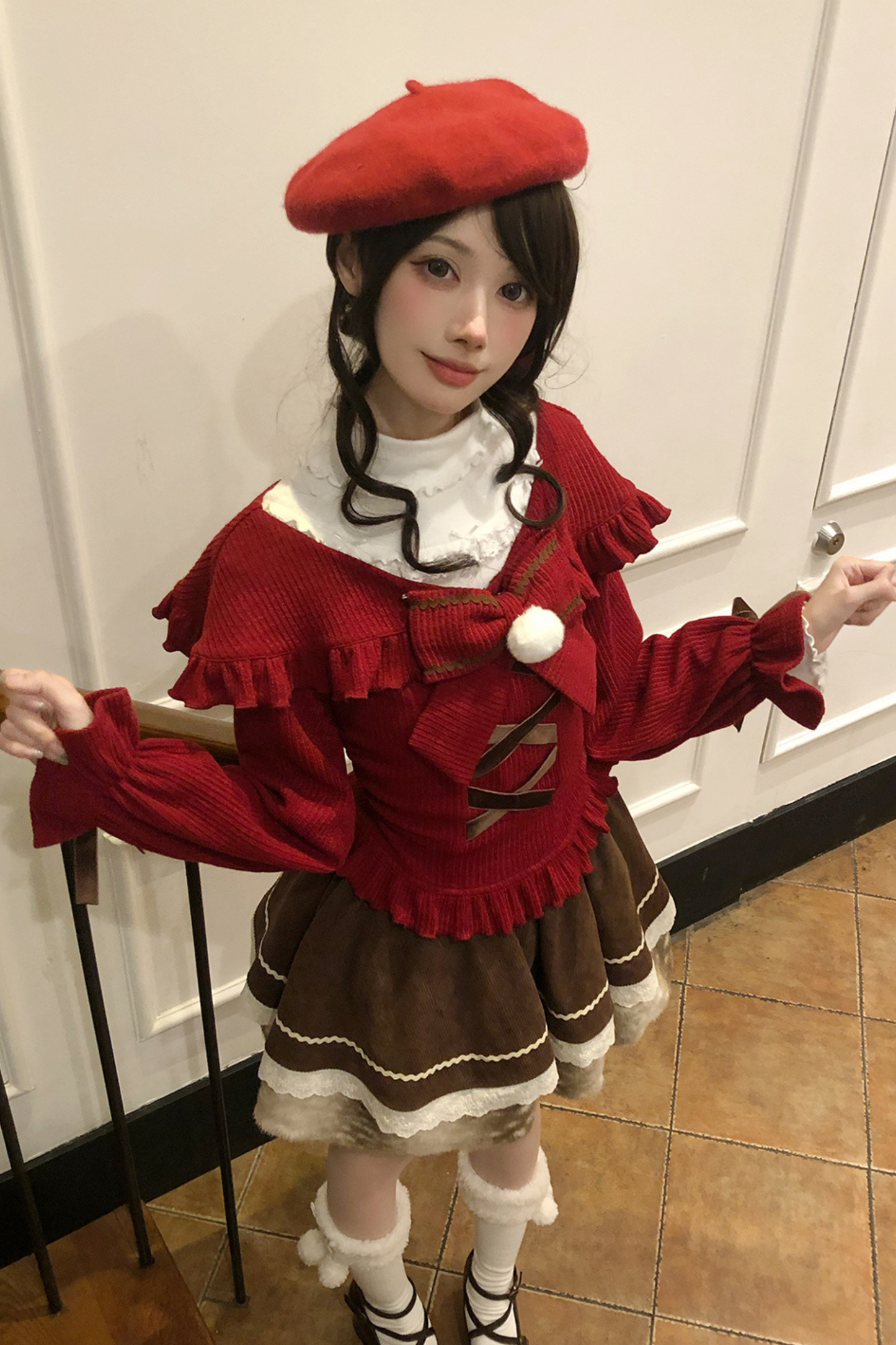 Christmas Girly Knit + Innerwear + Skirt