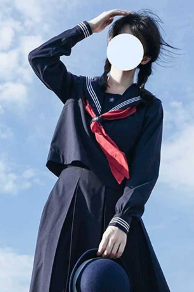 Sailor Top + Pleated Skirt