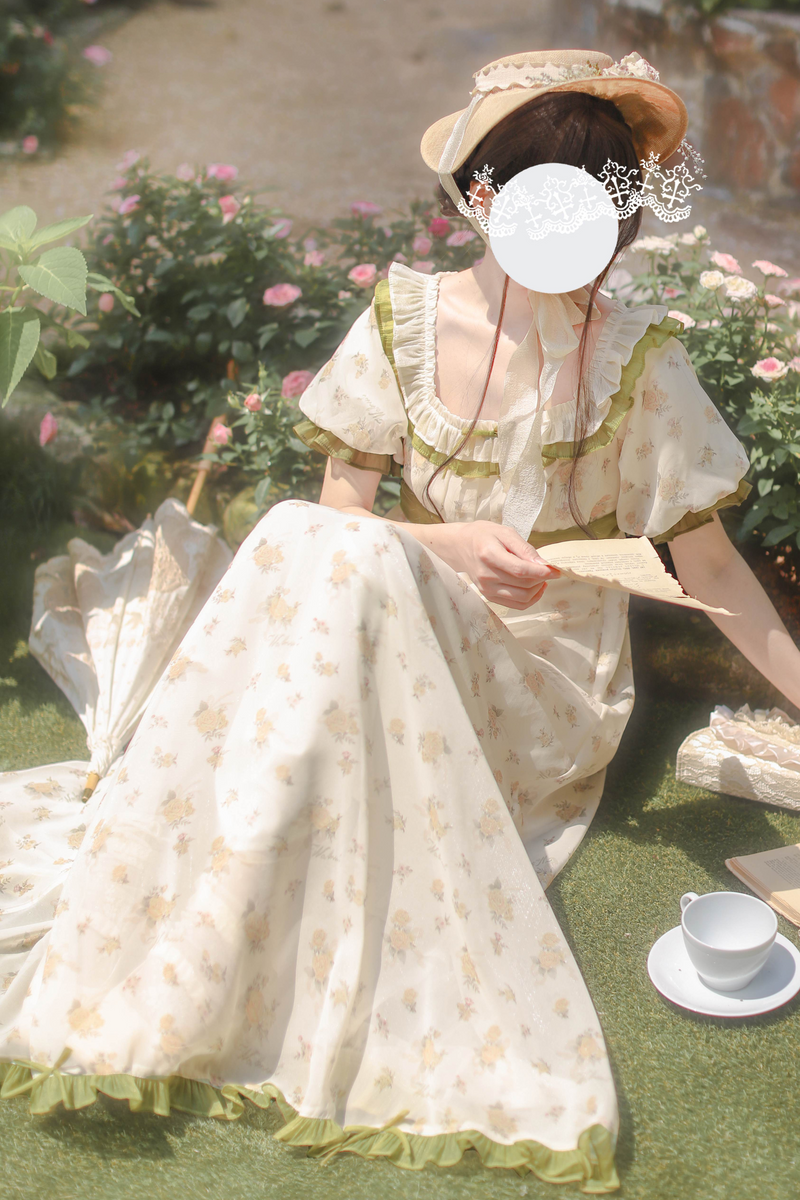 [pre-order] Flower Retro Doll Dress