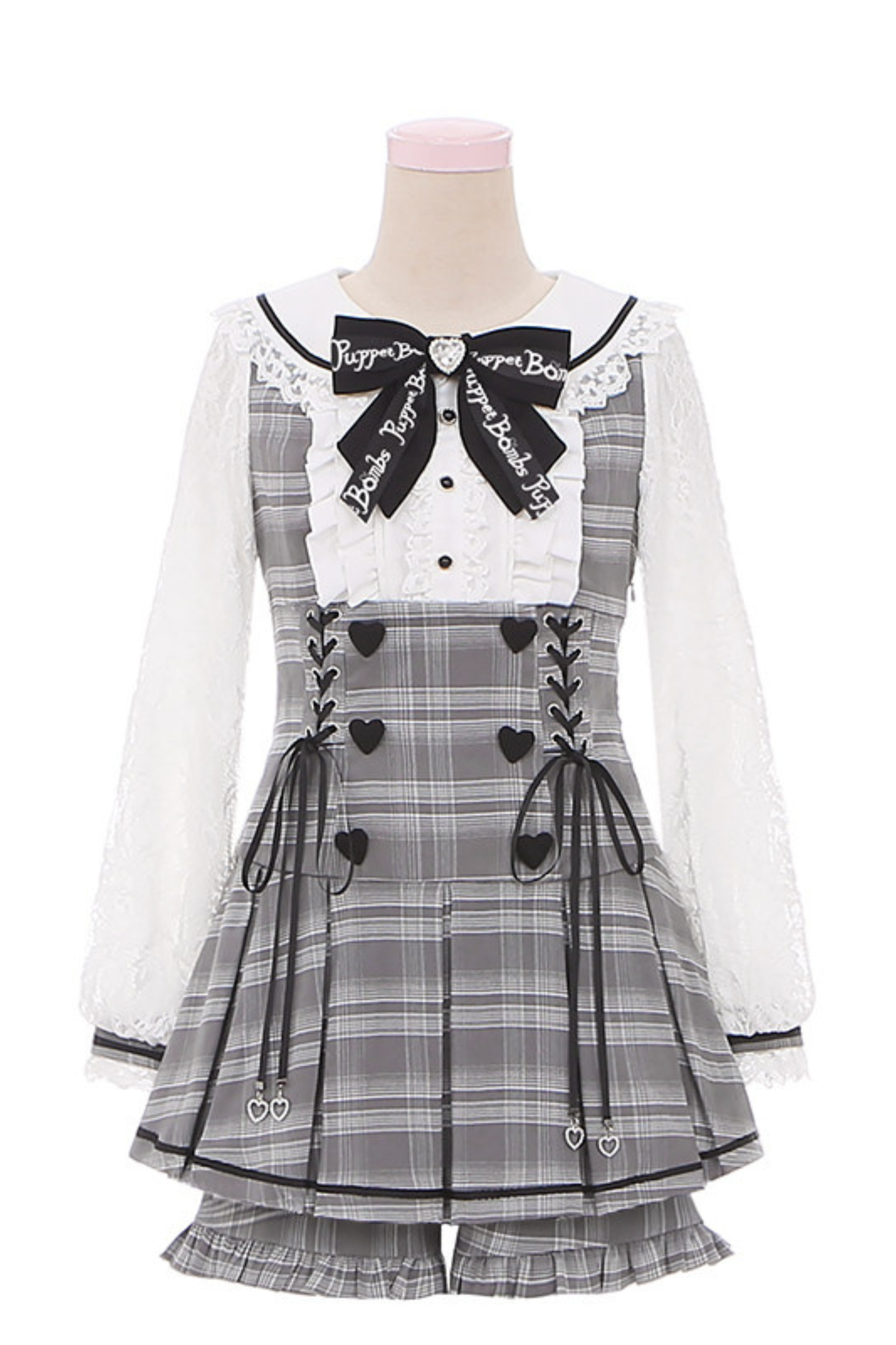 Detective Academy Plaid Dress + Pants + Cape