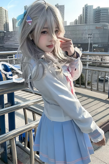 Sweet Sailor Top + Skirt + Tie