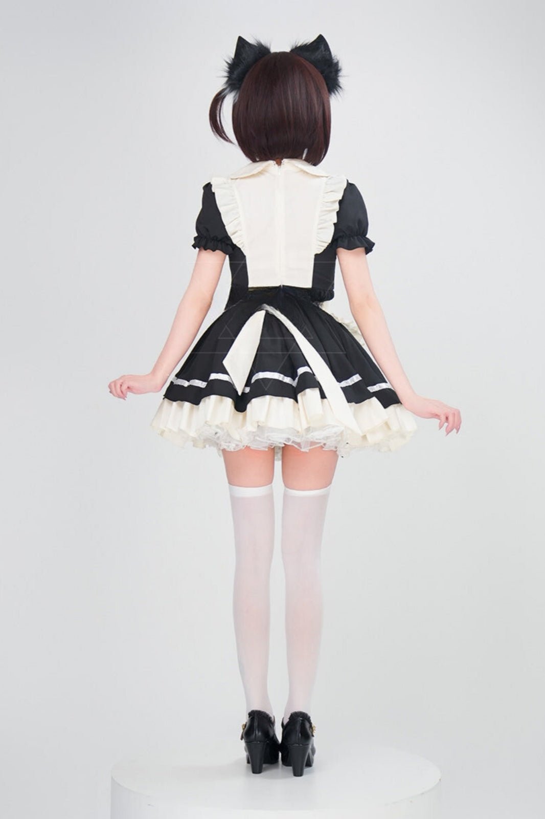 Black and White Cat Maid Set