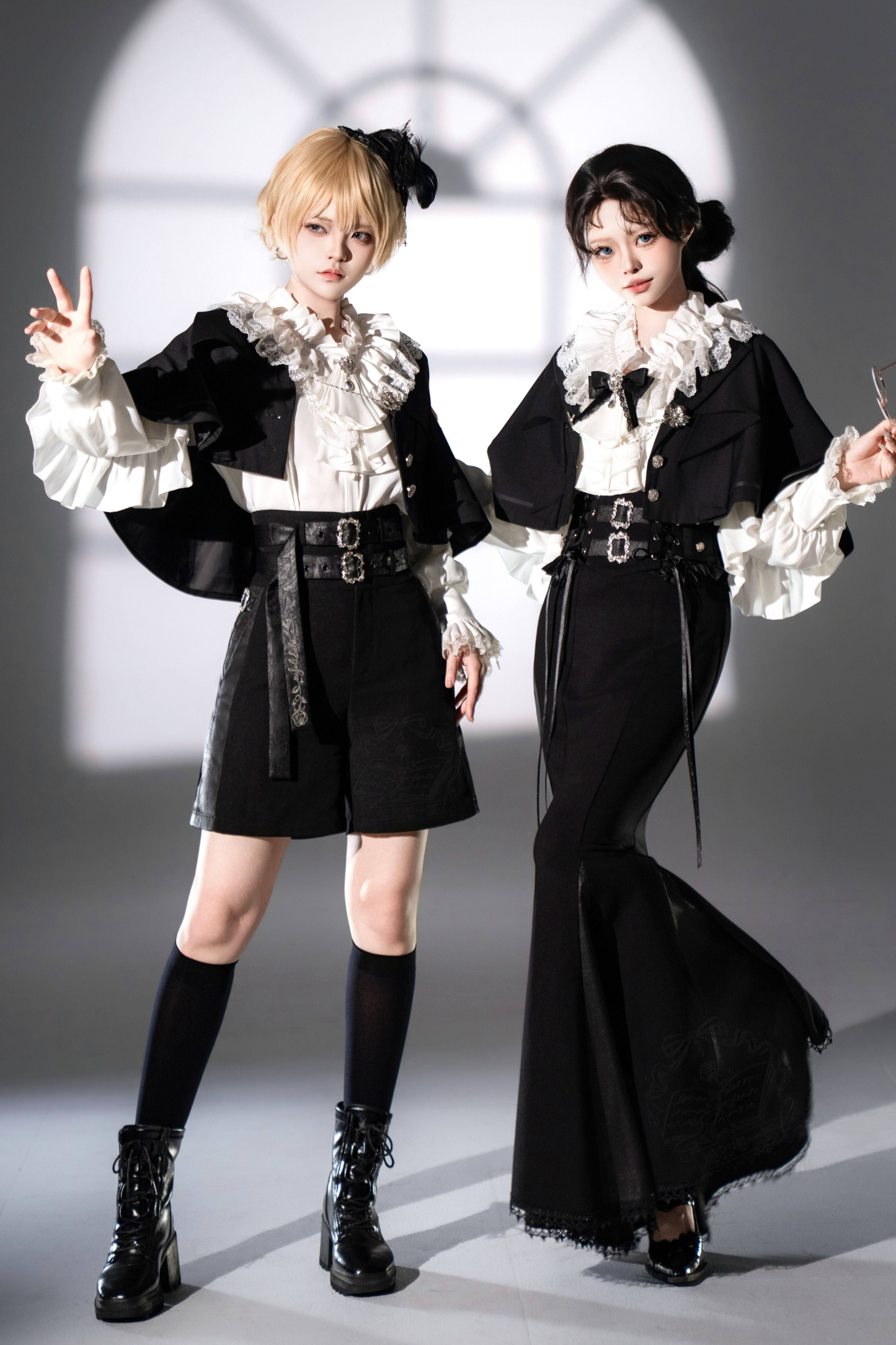 [pre-order Deadline: March 16] Classical Lolita Shirt + Asymmetrical Skirt + Fishtail Skirt + Shorts