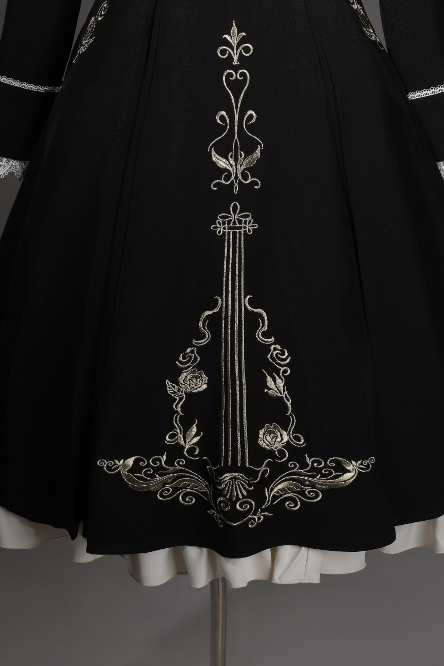 [pre-order] Gothic Dark Suspender Long Dress + Shirt + Jacket