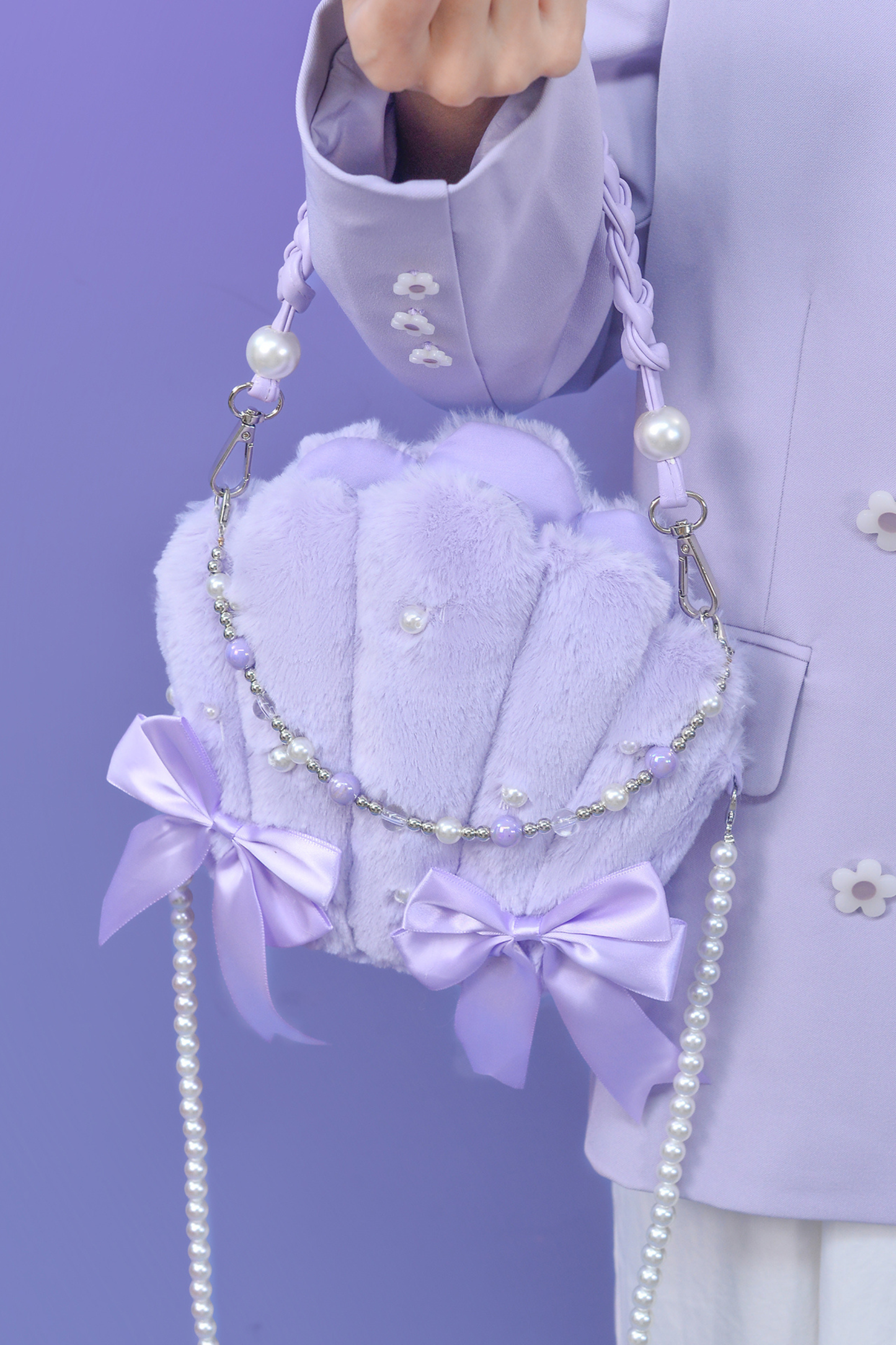 Shell Ribbon Bag